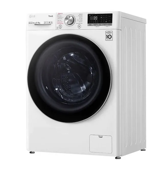Mașină de spălat cu uscător LG F4DV709S1E, 9 kg, Alb