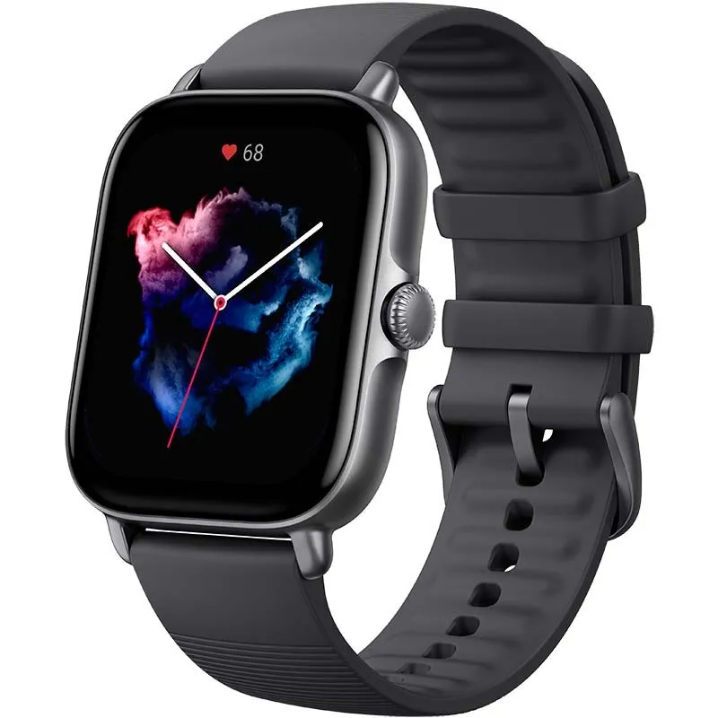 Ceas inteligent Xiaomi Amazfit GTS 3, 42mm, Grafit