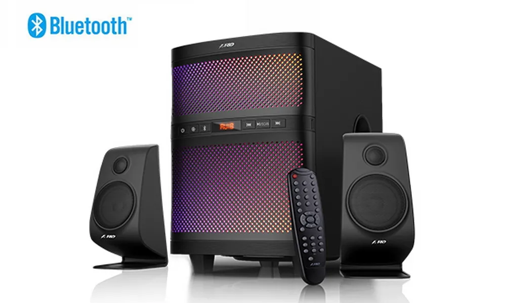 Компьютерные колонки 2.1 F&D F580X, Чёрный