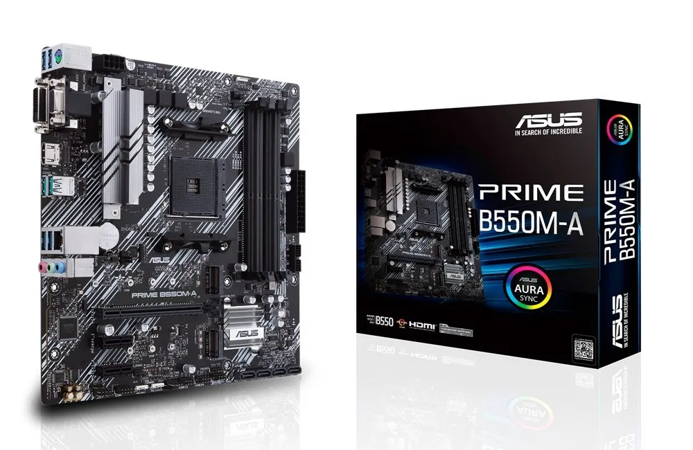Placă de bază ASUS PRIME B550M-A, AM4, AMD B550, Micro-ATX