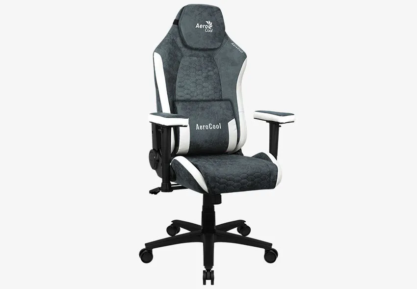 Gaming Chair AeroCool Crown AeroSuede Steel Blue, User max load up to 150kg / height 170-190cm