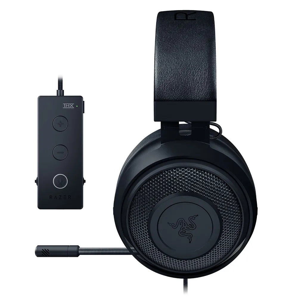Gaming Headset Razer Kraken TE, 50mm drivers, 12-28kHz, 32 Ohm, 118db, 322g, 1.3m, 3.5/USB, Black