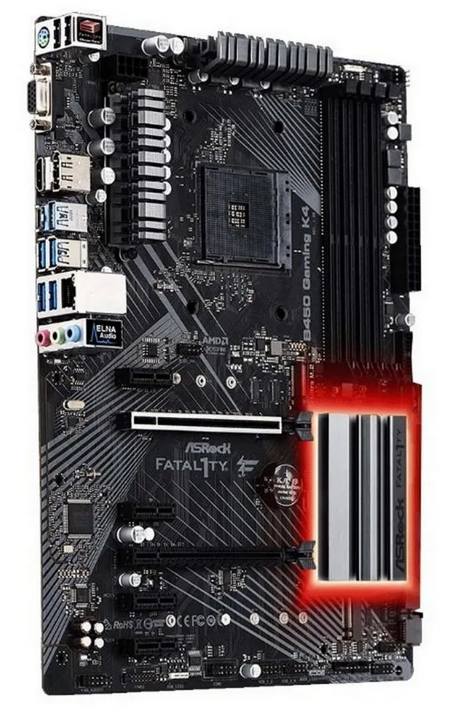 Материнская плата ASRock B450 GAMING K4, AM4, AMD B450, ATX
