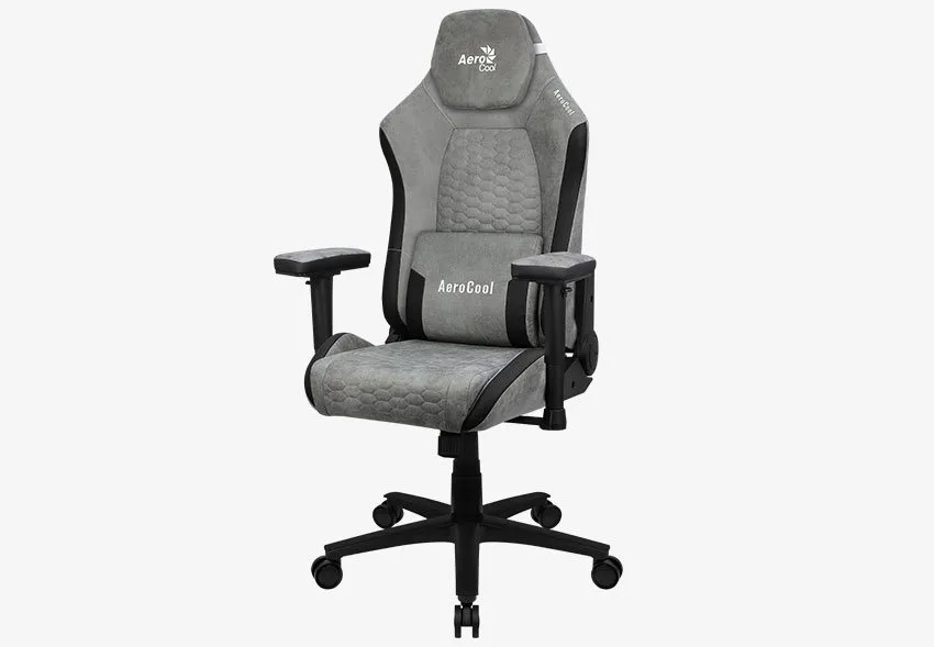 Gaming Chair AeroCool Crown AeroSuede Steel Blue, User max load up to 150kg / height 170-190cm