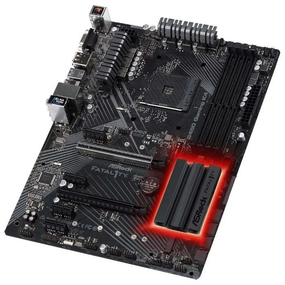 Материнская плата ASRock B450 GAMING K4, AM4, AMD B450, ATX