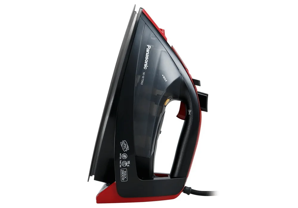 Утюг Panasonic NI-WT960, 2600Вт, Черный/Красный
