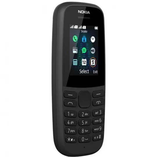 Telefon mobil Nokia 105 (2019), Negru
