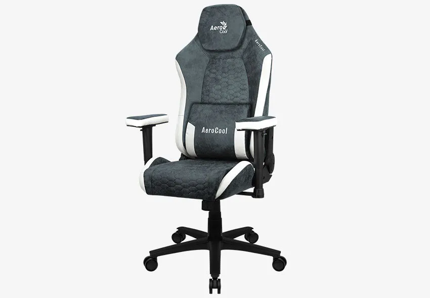 Gaming Chair AeroCool Crown AeroSuede Steel Blue, User max load up to 150kg / height 170-190cm
