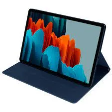 Husă pentru tabletă Samsung Tab S7 Book Cover, 11", Poliuretan, Albastru închis