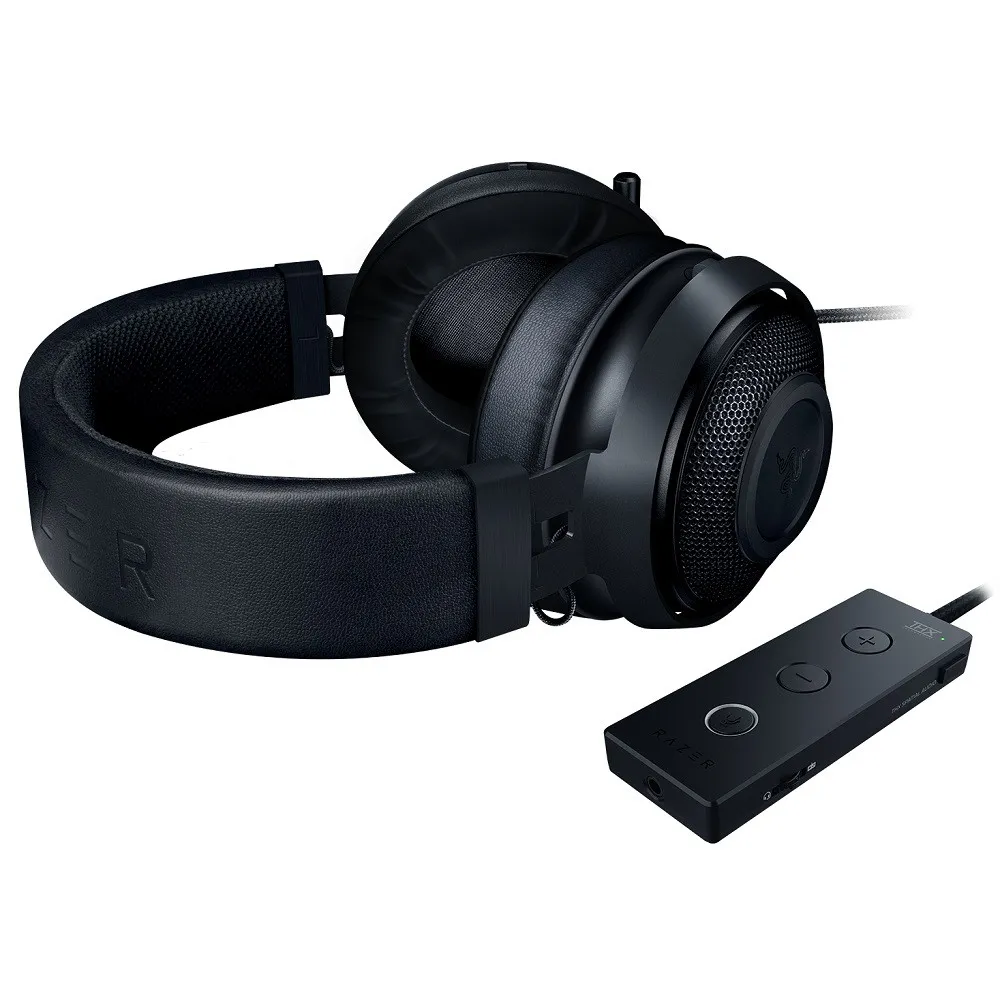 Gaming Headset Razer Kraken TE, 50mm drivers, 12-28kHz, 32 Ohm, 118db, 322g, 1.3m, 3.5/USB, Black