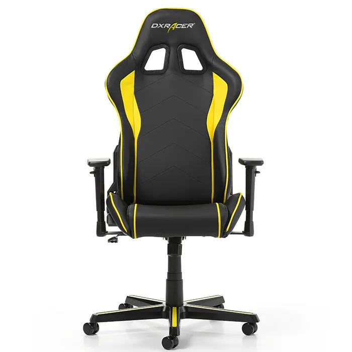 Gaming Chair DXRacer Formula GC-F08-NY, Black/Yellow, User max loadt up to 150kg / height 145-180cm