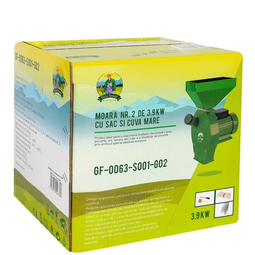 Электрическая мельница Micul Fermier №2 3.9кв (С мешком)