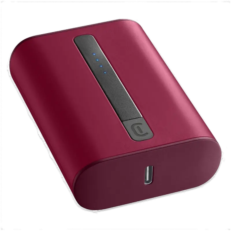 Power Bank Cellularline 10000mAh, PD Thunder, Red