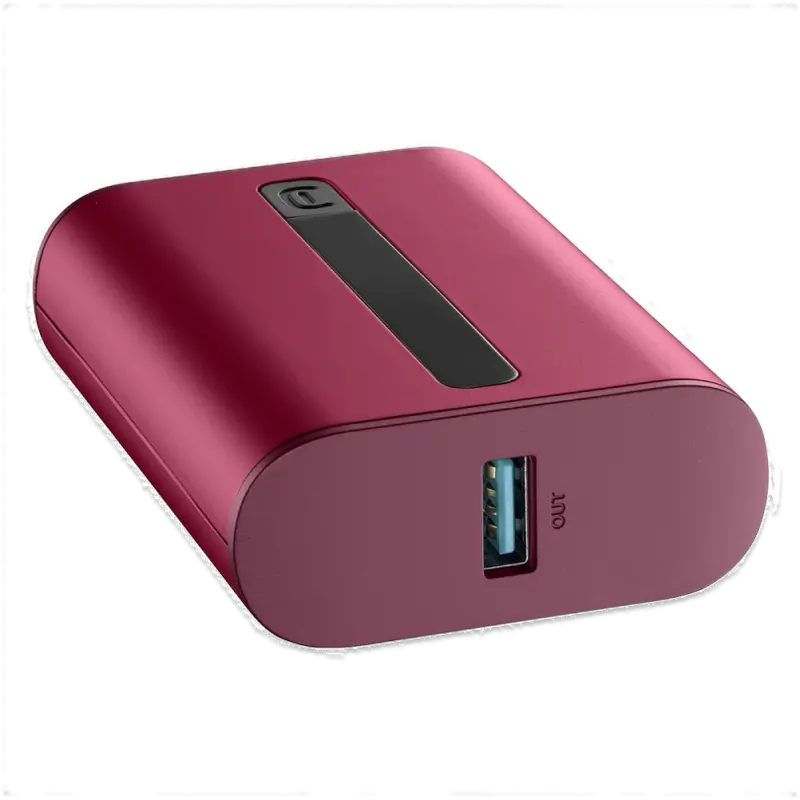 Power Bank Cellularline 10000mAh, PD Thunder, Red