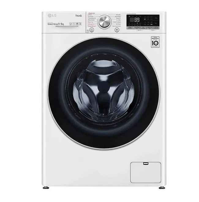 Mașină de spălat cu uscător LG F4DV709S1E, 9 kg, Alb