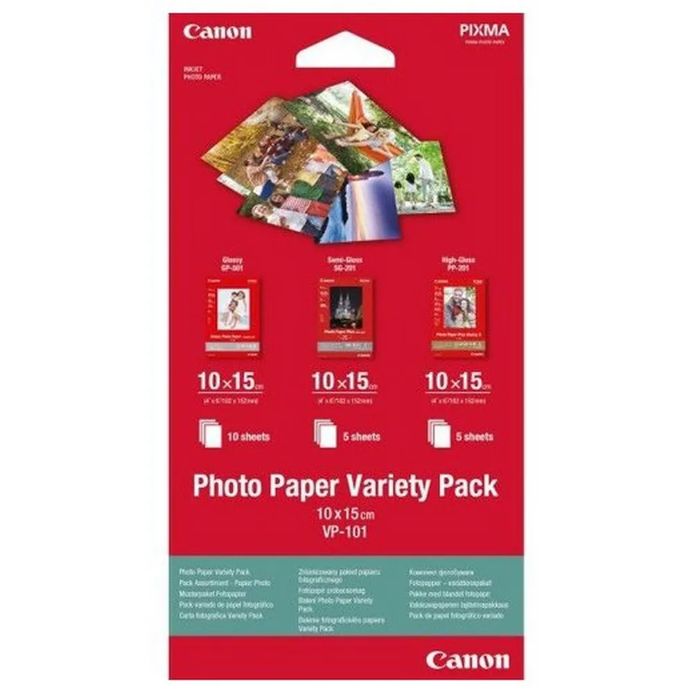 Hârtie fotografică Canon Photo Paper Variety Pack, А6