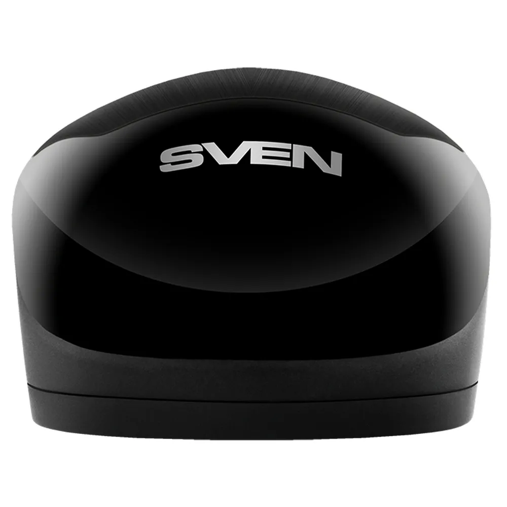 Wireless Mouse SVEN RX-380W, Optical, 800-1600 dpi, 6 buttons, Ambidextrous, 1xAA, Black