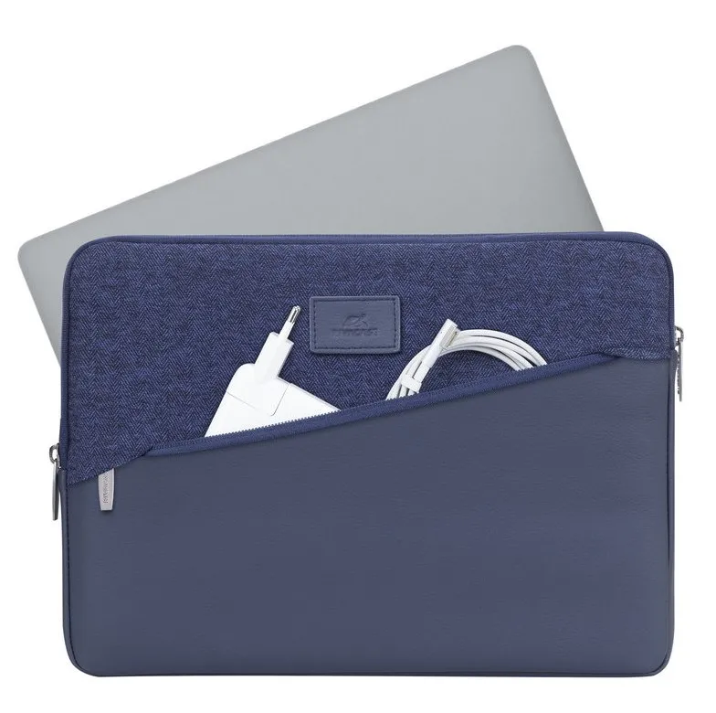 Geantă pentru Laptop RivaCase Egmont, 13.3", Polyester, Albastru