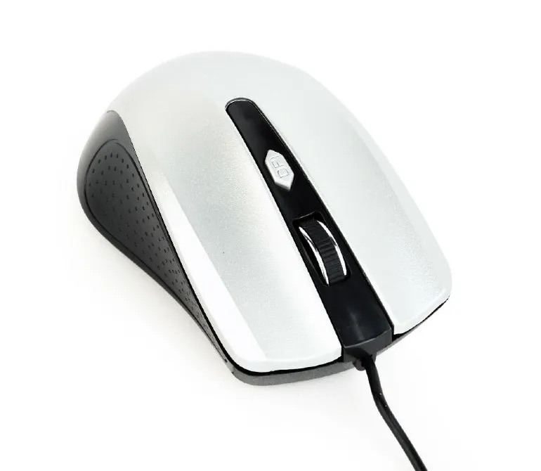 Mouse Gembird MUS-4B-01, Negru/Argintiu