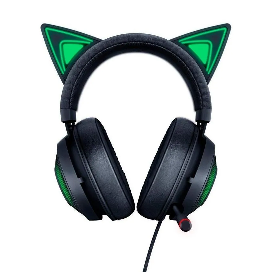 Gaming Headset Razer Kraken Kitty Edition, 50mm drivers, 20-20kHz, 32 Ohm, 109db, 1.3m, 408g., Black