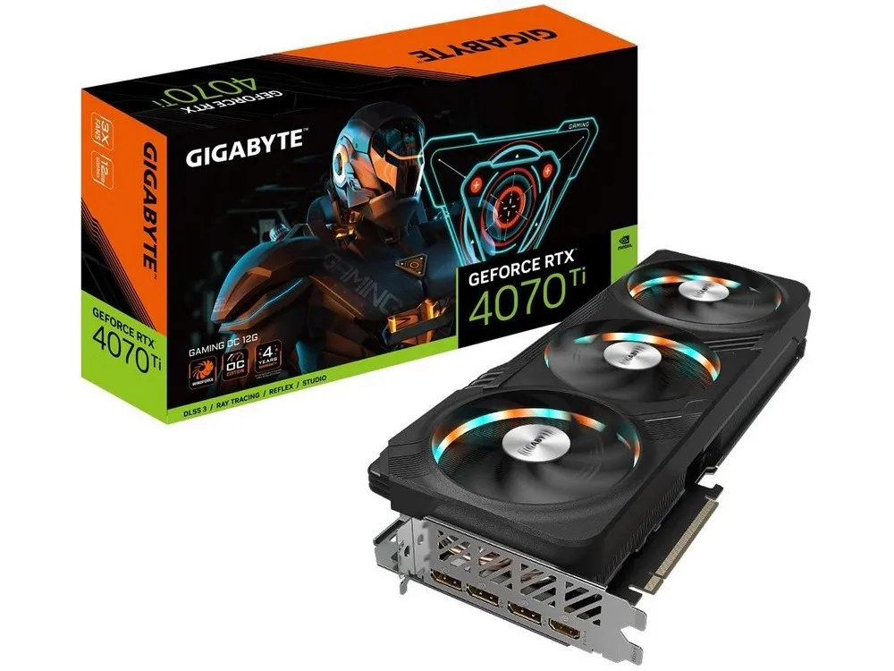 Placă Video Gigabyte GV-N407TGAMING OC-12GD, 12GB GDDR6X 192bit