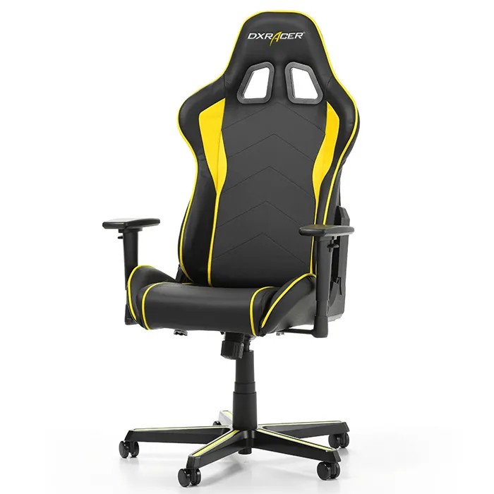 Gaming Chair DXRacer Formula GC-F08-NY, Black/Yellow, User max loadt up to 150kg / height 145-180cm