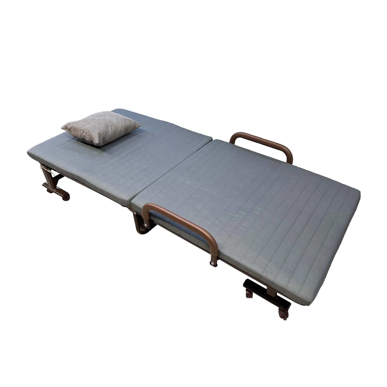 Pat pliabil cu saltea Waltz L80 (Gri)