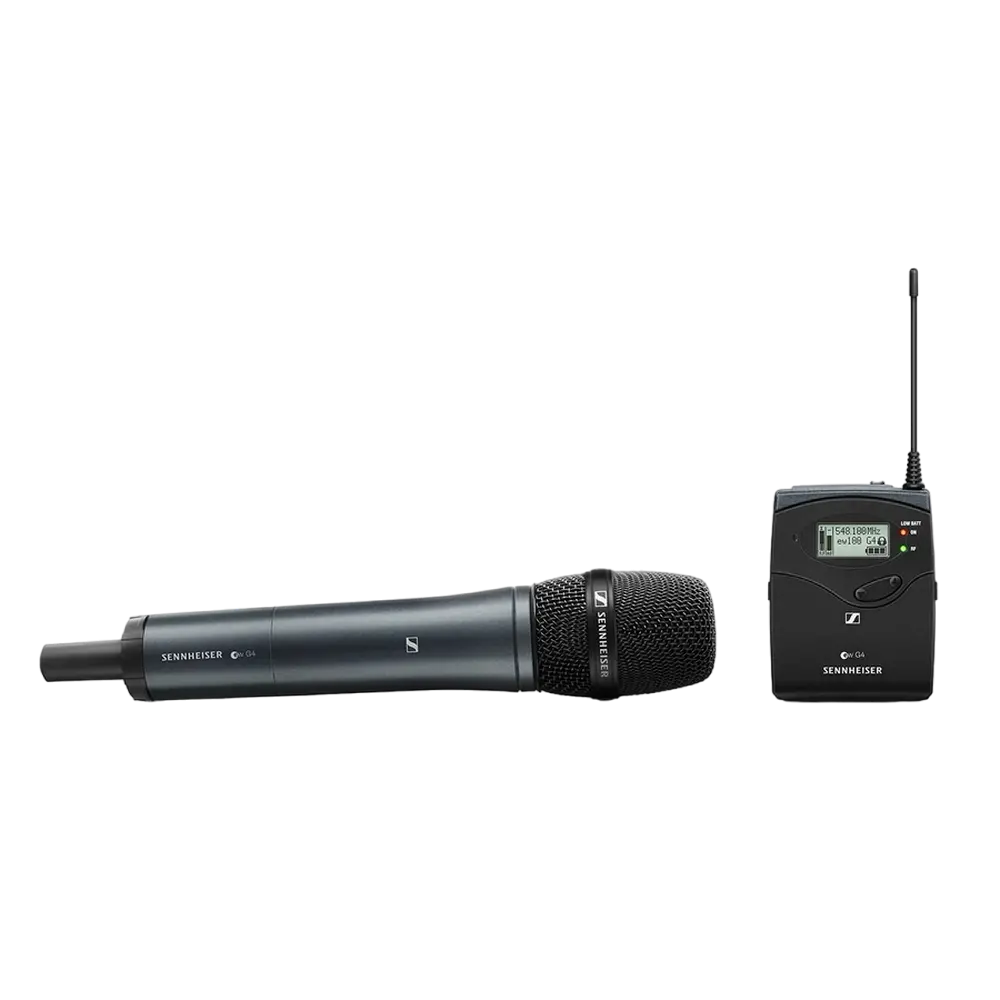 Микрофон для живого исполнения Sennheiser EW 135P G4-E, Беспроводной, Чёрный