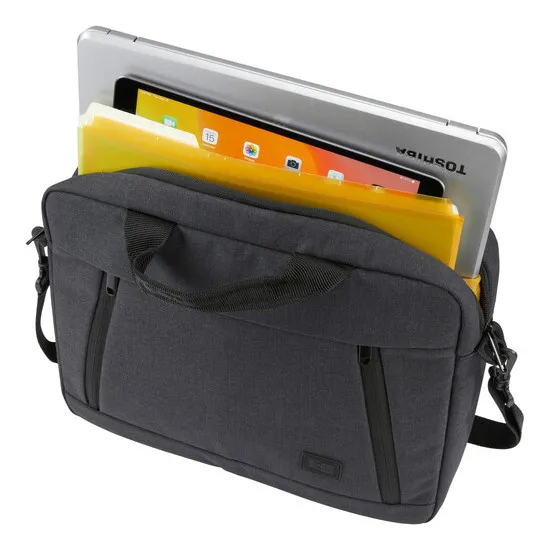 Geantă pentru Laptop CaseLogic Huxton, 14", Poliester, Negru