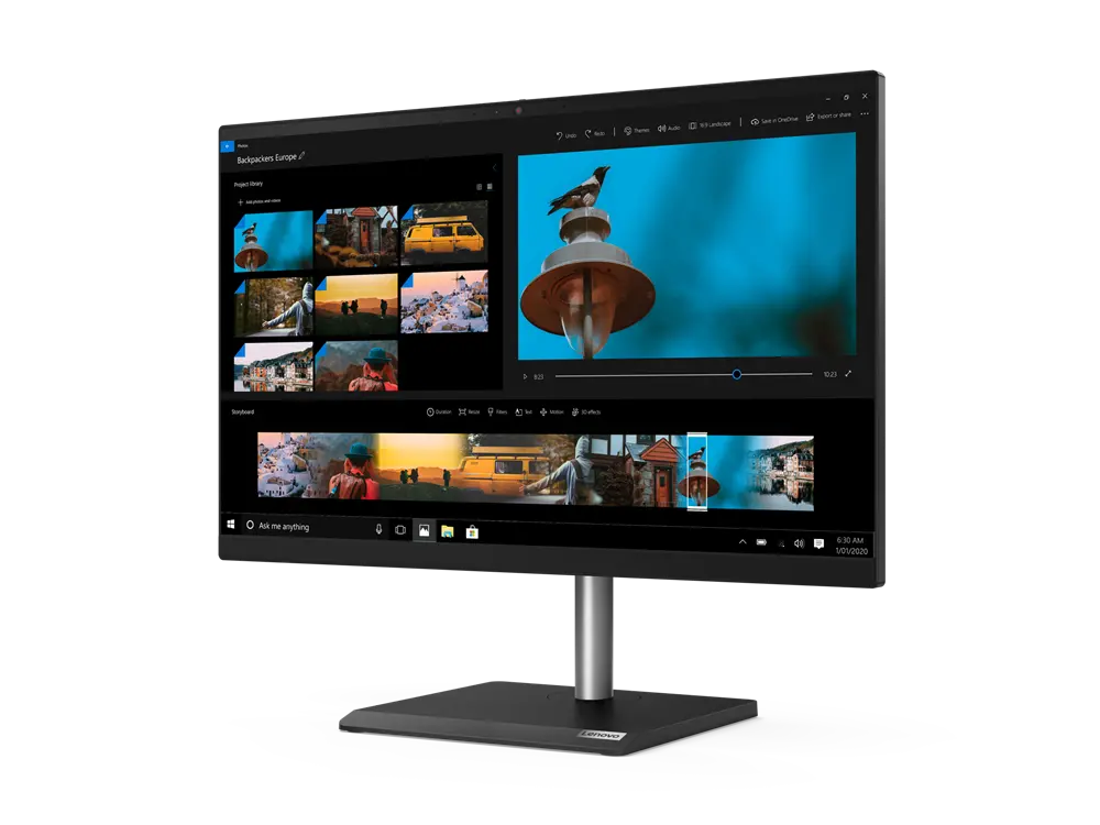 Computer All-in-One Lenovo V30a 24IIL AIO, 23,8", Intel Core i3-1005G1, 16GB/512GB, Fără SO, Negru