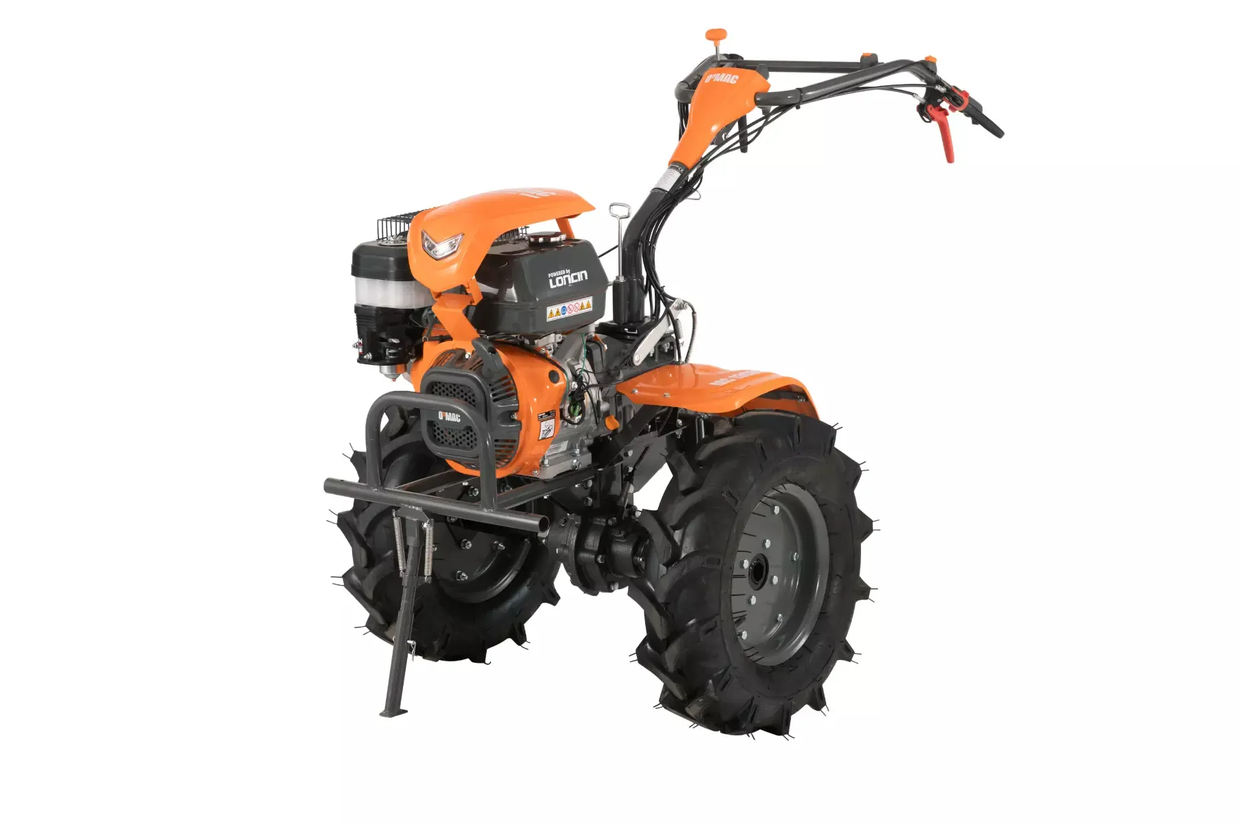 Motocultor O-MAC MC 13000 13 CP + roti + freza 