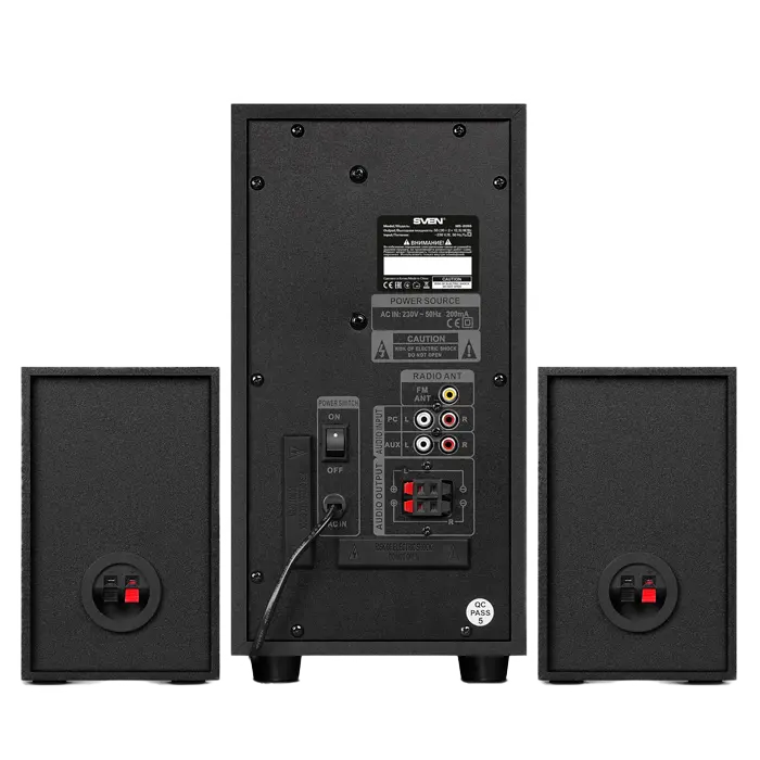 Boxe pentru calculator 2.1 SVEN MS-2055, Negru