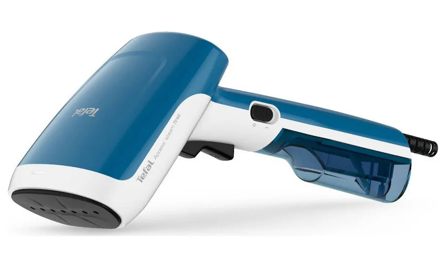 Aparat de călcat vertical cu aburi Tefal DT6130E0, Alb Albastru