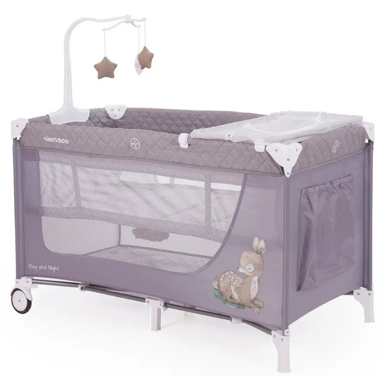 Țarc pentru copii Kikka Boo Day & Night, Gri