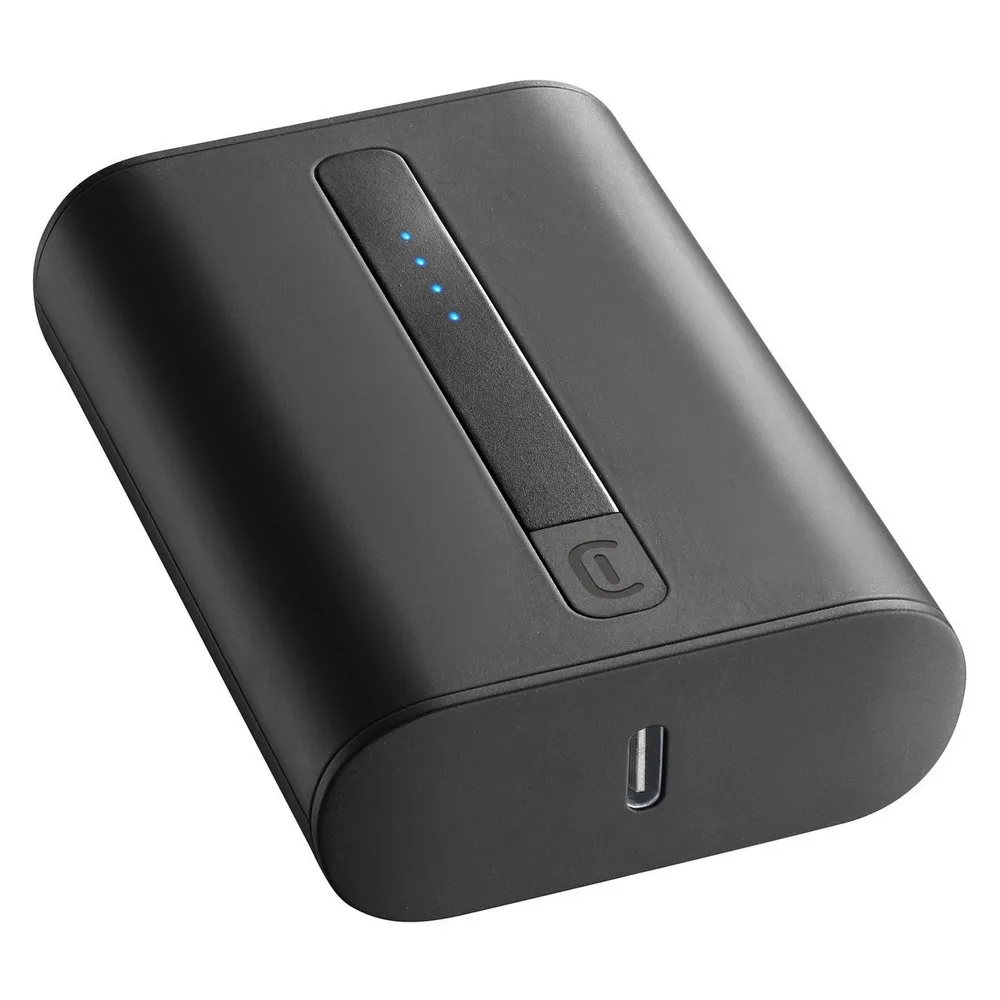 Power Bank Cellularline 10000mAh, PD Thunder, Black