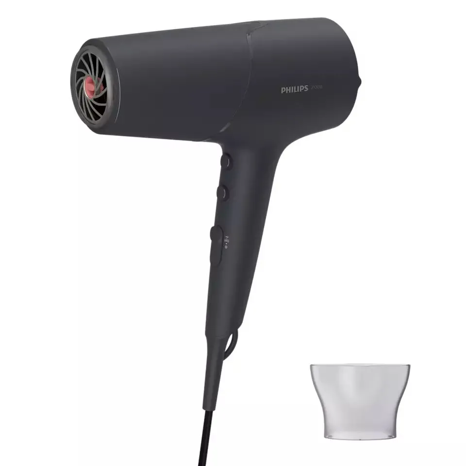 Uscător de păr Philips BHD504/00, 2100 W, Negru