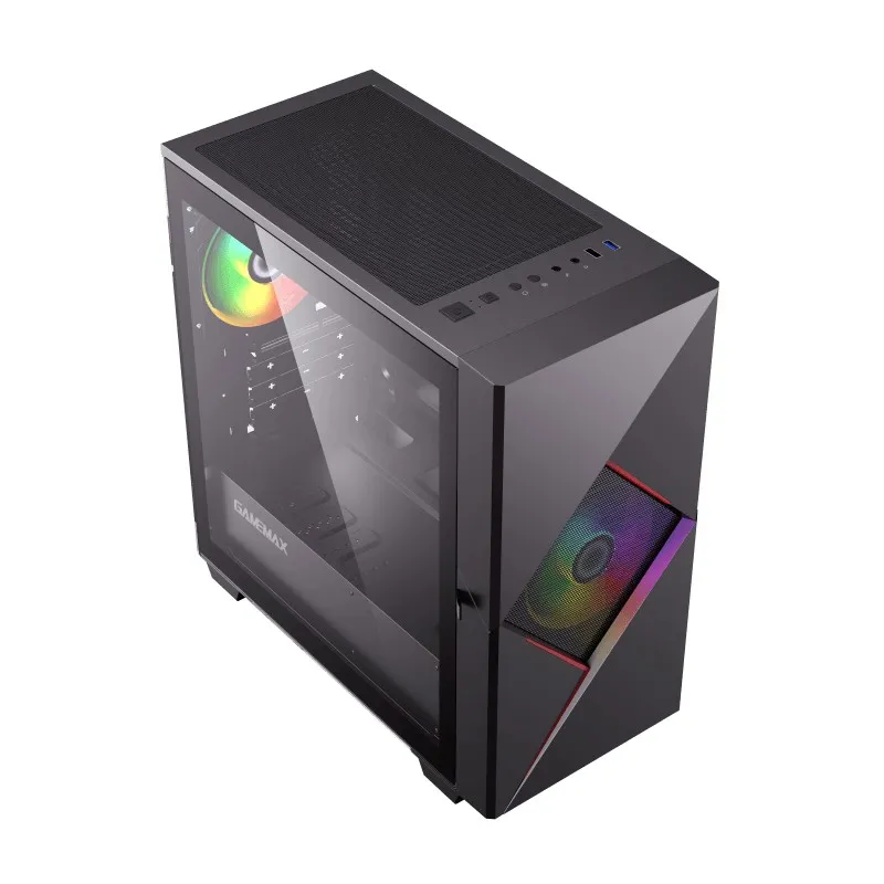 Carcasă PC Gamemax Cyclops, Midi-Tower, ATX, Negru