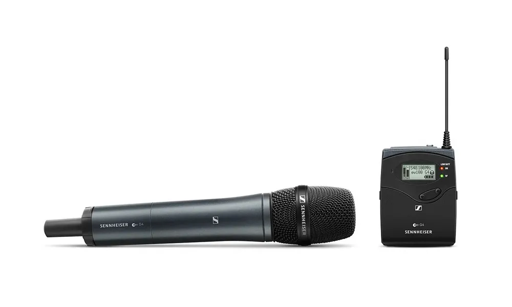 Микрофон для живого исполнения Sennheiser EW 135P G4-E, Беспроводной, Чёрный