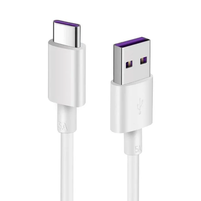 Кабель для зарядки и синхронизации Huawei AP71, USB Type-A/USB Type-C, 1м, Белый