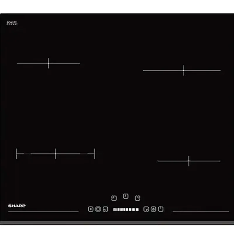 Plita incorporabilă electrică Sharp KH6V08BS00EU, Negru