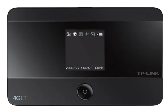 Мобильный Wi‑Fi роутер TP-LINK M7350, 2G, 3G, 4G, Чёрный