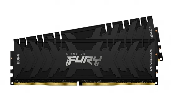 Оперативная память Kingston FURY Renegade, DDR4 SDRAM, 3000 MГц, 16Гб, KF430C15RBK2/16