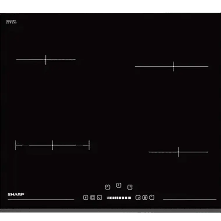 Plita incorporabilă electrică Sharp KH6V08BS00EU, Negru