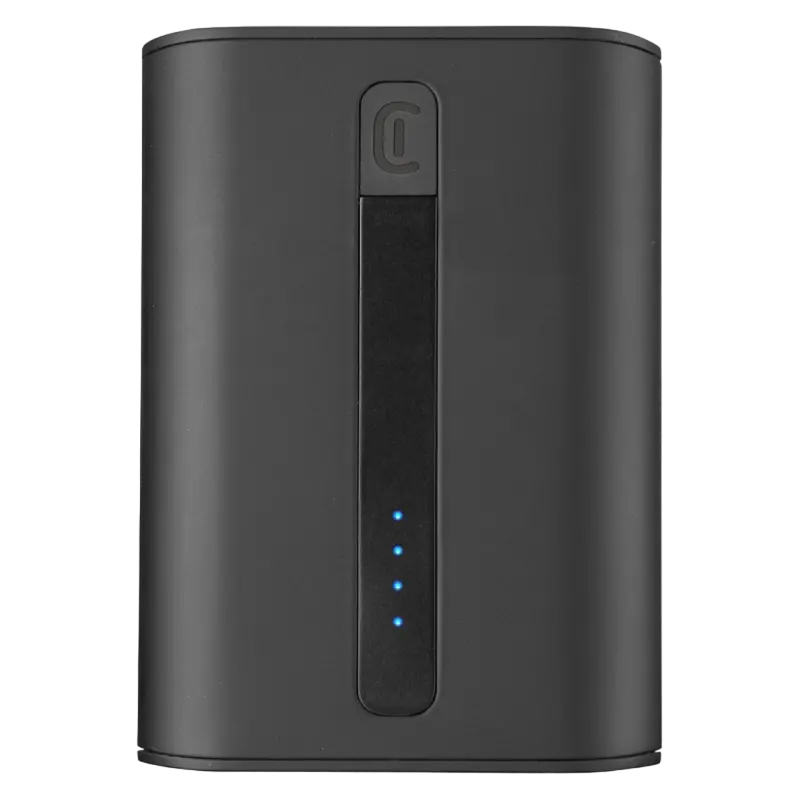Power Bank Cellularline 10000mAh, PD Thunder, Black