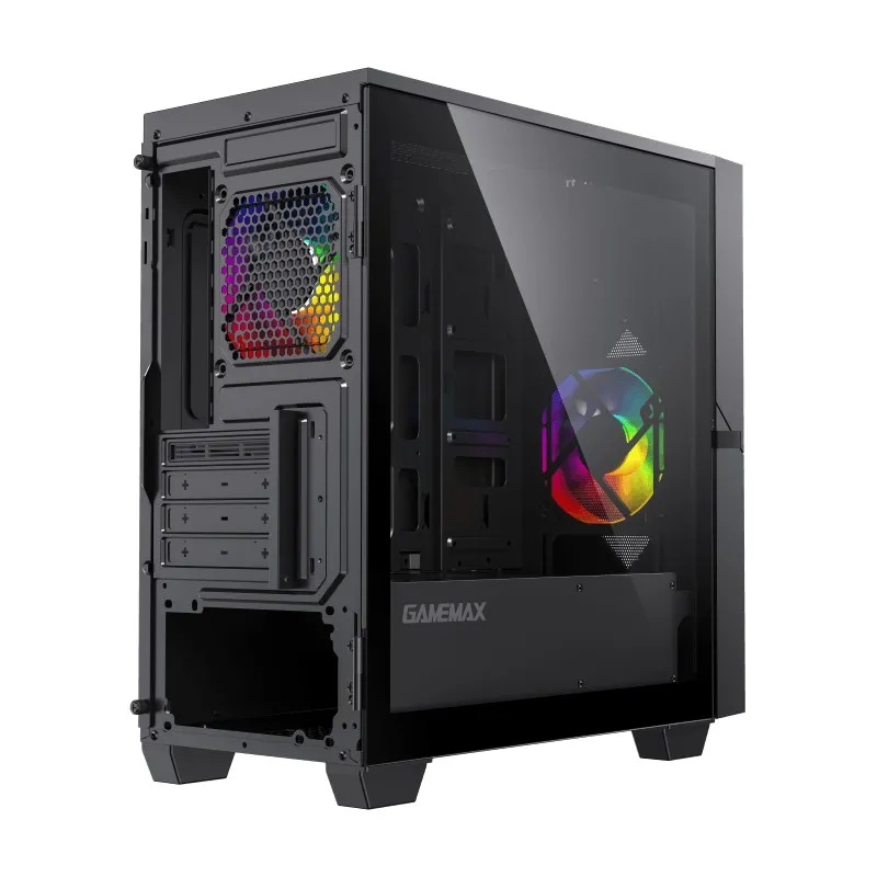 Carcasă PC Gamemax Cyclops, Midi-Tower, ATX, Negru