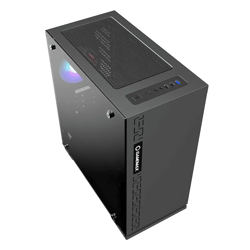 Carcasă PC Gamemax Dark Ranger, Micro-ATX, ATX, Negru
