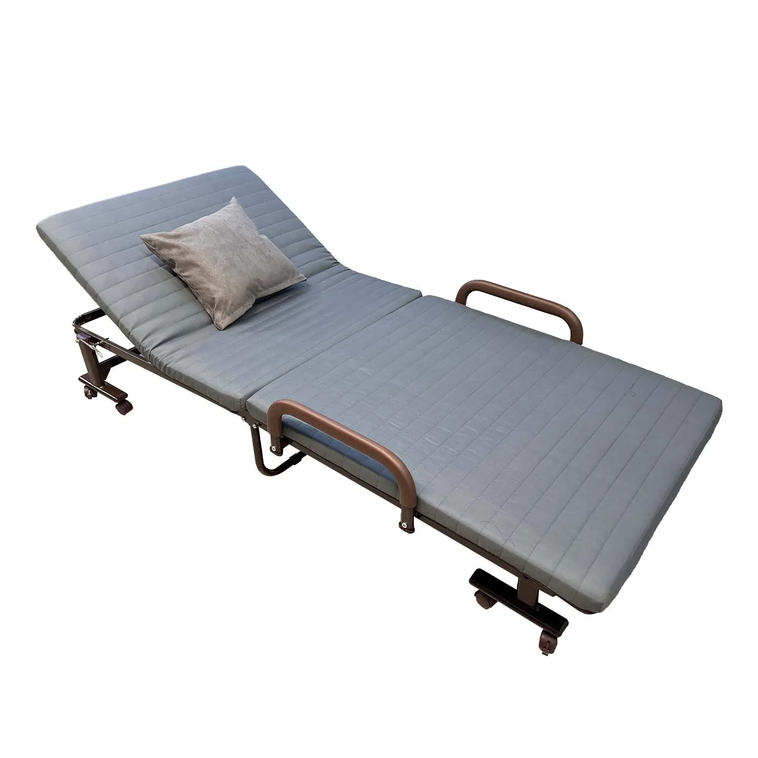 Pat pliabil cu saltea Waltz L80 (Gri)