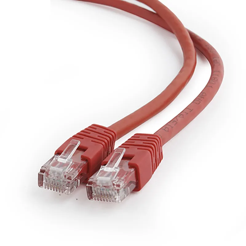 Patch cord Cablexpert PP6U-0.5M/R, Cat6 UTP, 0,5m, Roșu