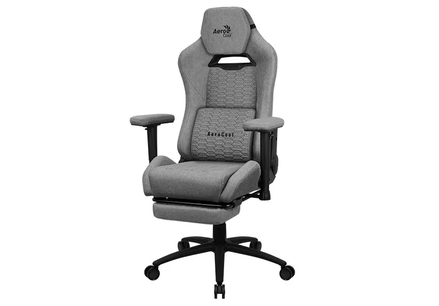 Gaming Chair AeroCool ROYAL Ash Grey, User max load up to 150kg / height 165-185cm