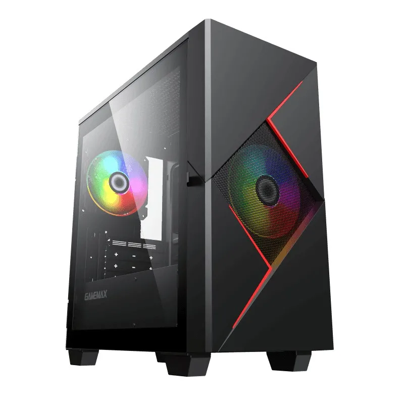 Carcasă PC Gamemax Cyclops, Midi-Tower, ATX, Negru